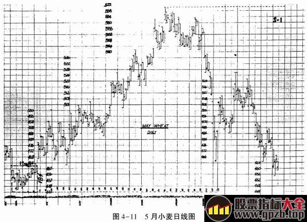 5月小麦日线图