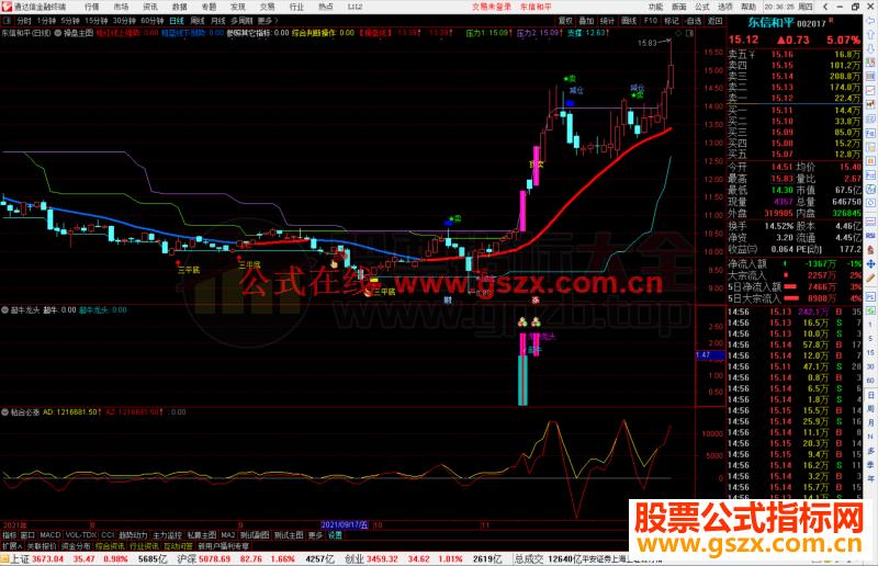 通达信让你抓住超牛龙头 副图/选股预警源码