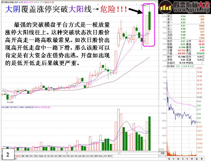 [金印组合]认识平台突破后的危险信号